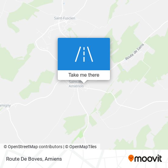 Route De Boves map