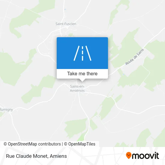 Rue Claude Monet map