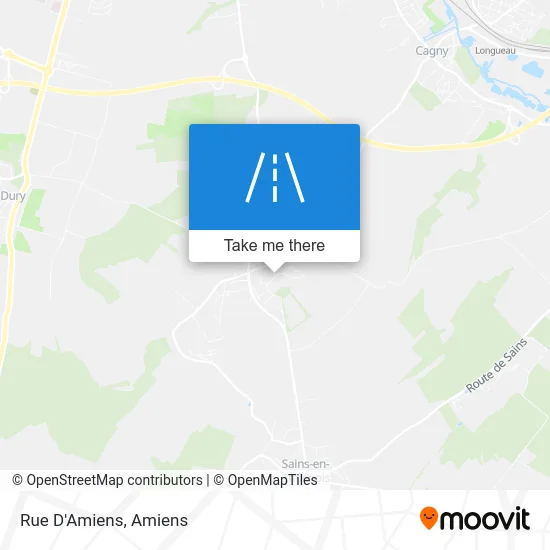 Rue D'Amiens map