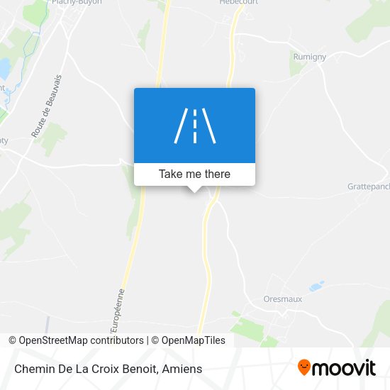 Chemin De La Croix Benoit map