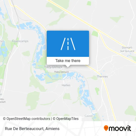 Rue De Berteaucourt map