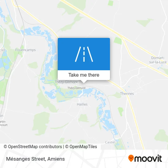 Rue Des Mésanges map