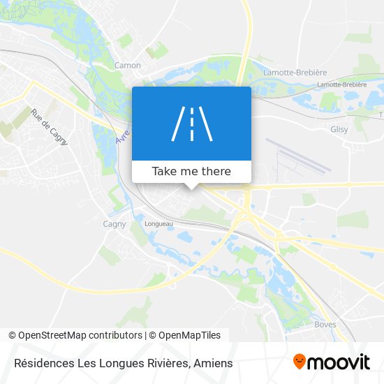 Résidences Les Longues Rivières map