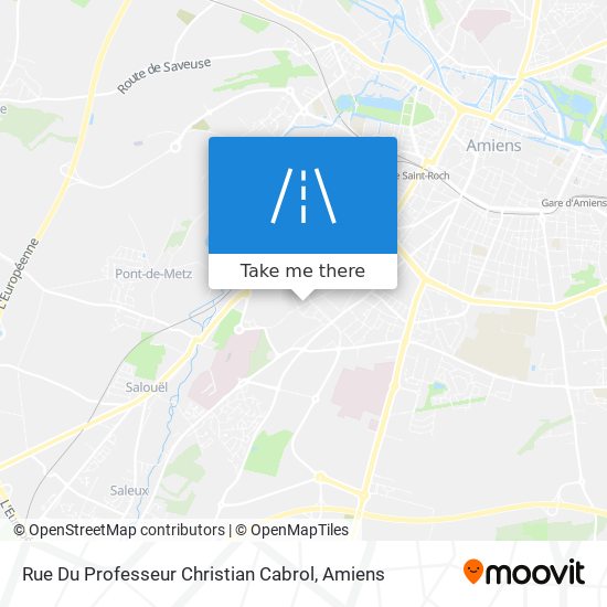 Mapa Rue Du Professeur Christian Cabrol