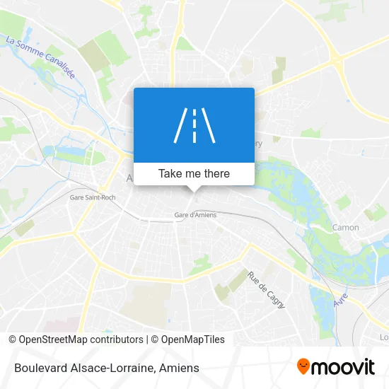 Boulevard Alsace-Lorraine map