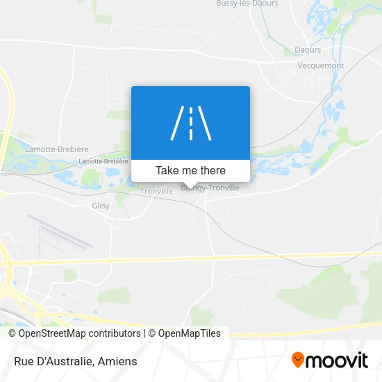 Rue D'Australie map