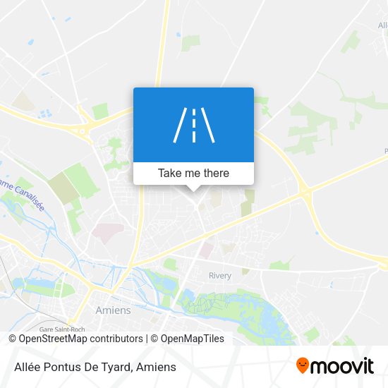 Allée Pontus De Tyard map