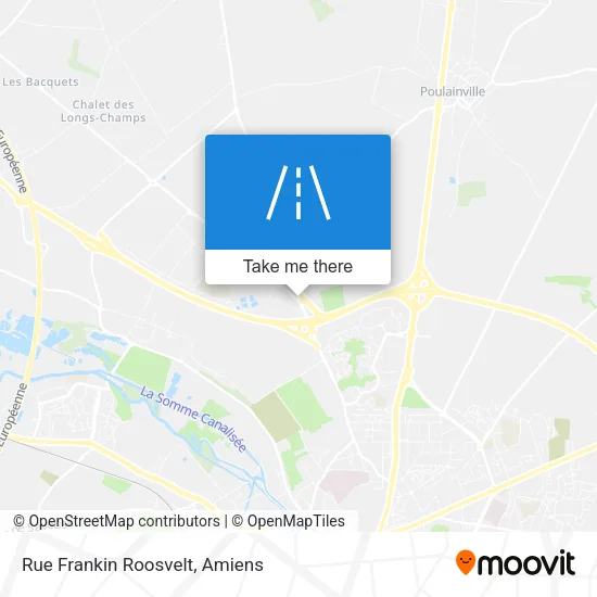 Rue Frankin Roosvelt map