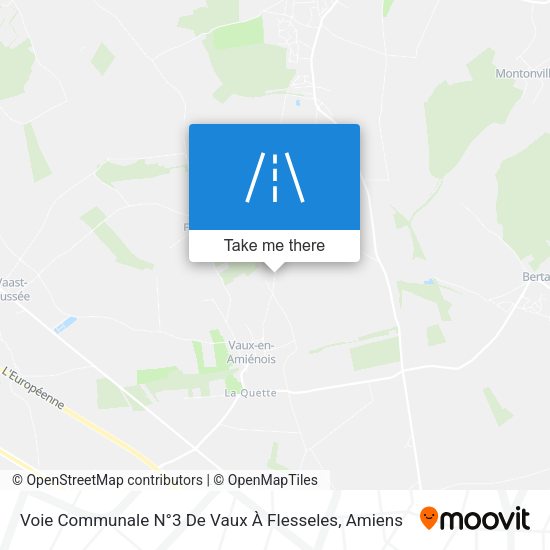 Voie Communale N°3 De Vaux À Flesseles map