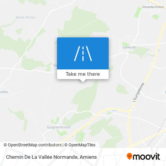 Chemin De La Vallée Normande map