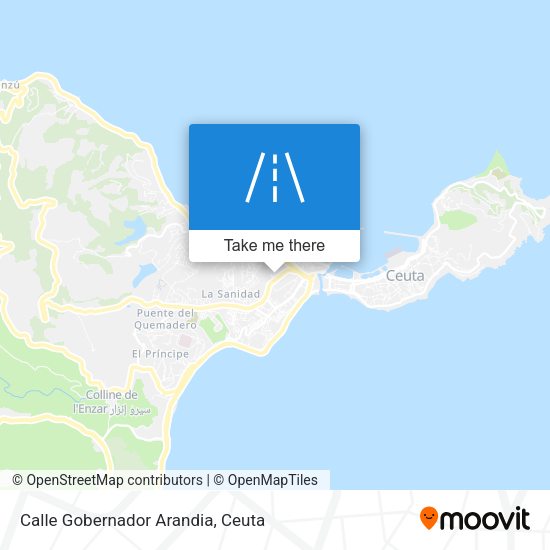 Calle Gobernador Arandia map