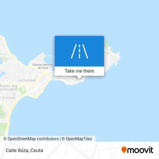 Calle Ibiza map