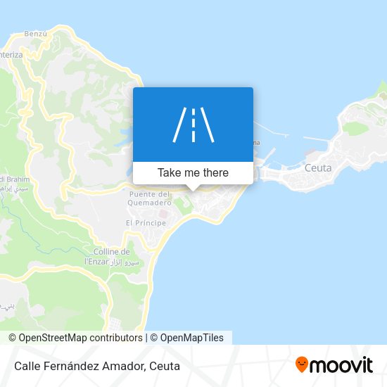 Calle Fernández Amador map