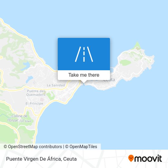 Puente Virgen De África map