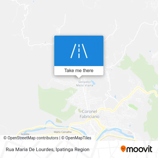 Rua Maria De Lourdes map