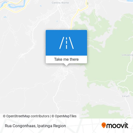 Mapa Rua Congonhaas