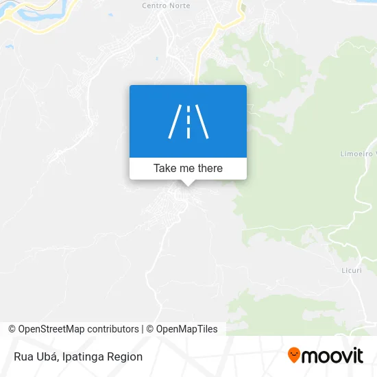 Rua Ubá map