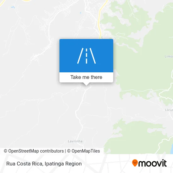 Rua Costa Rica map