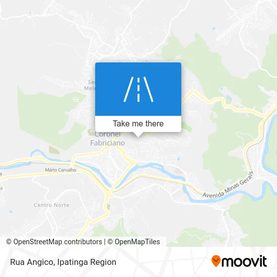 Rua Angico map
