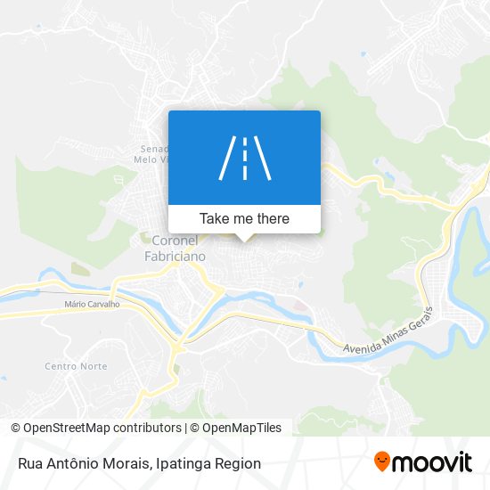 Rua Antônio Morais map