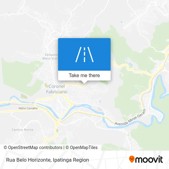 Rua Belo Horizonte map