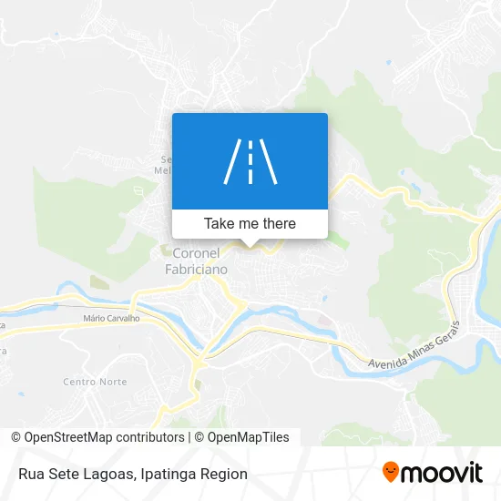 Rua Sete Lagoas map