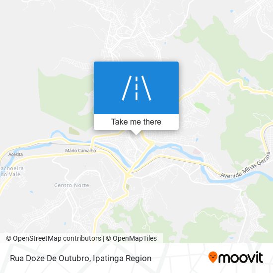 Mapa Rua Doze De Outubro