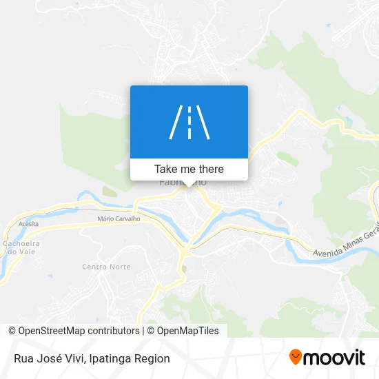 Rua José Vivi map