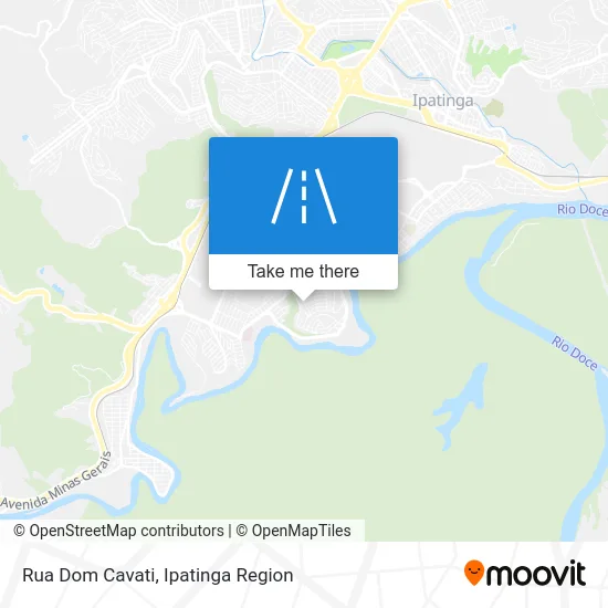 Rua Dom Cavati map