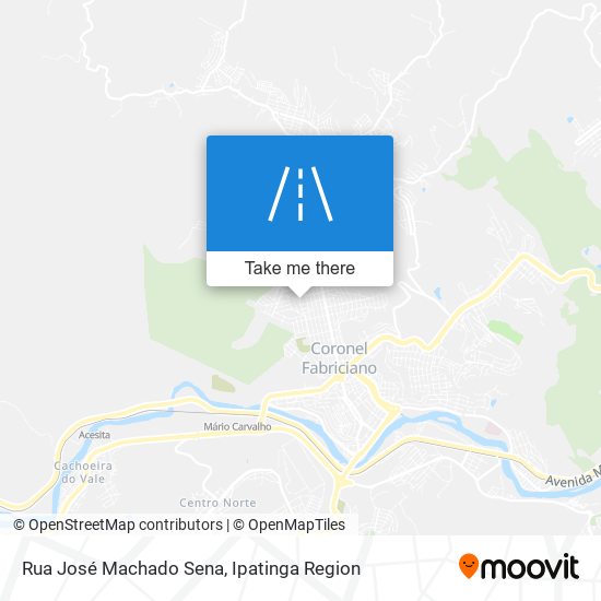 Mapa Rua José Machado Sena