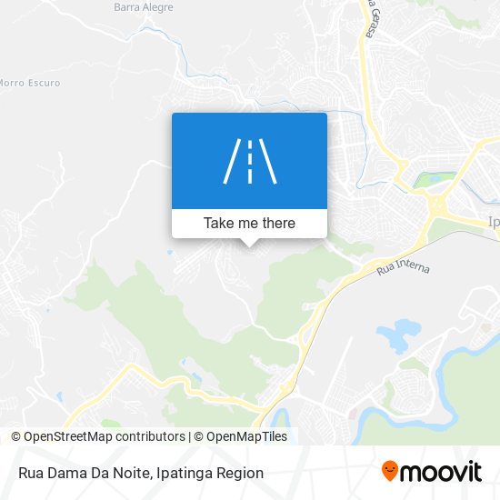 Rua Dama Da Noite map