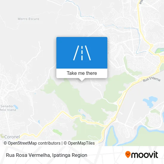 Rua Rosa Vermelha map