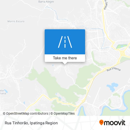 Rua Tinhorão map