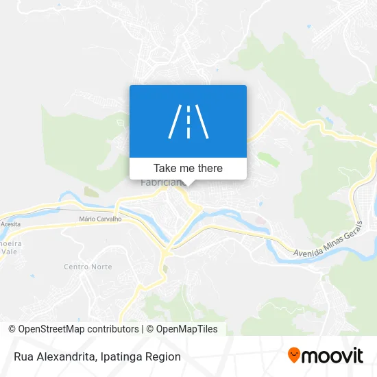 Rua Alexandrita map