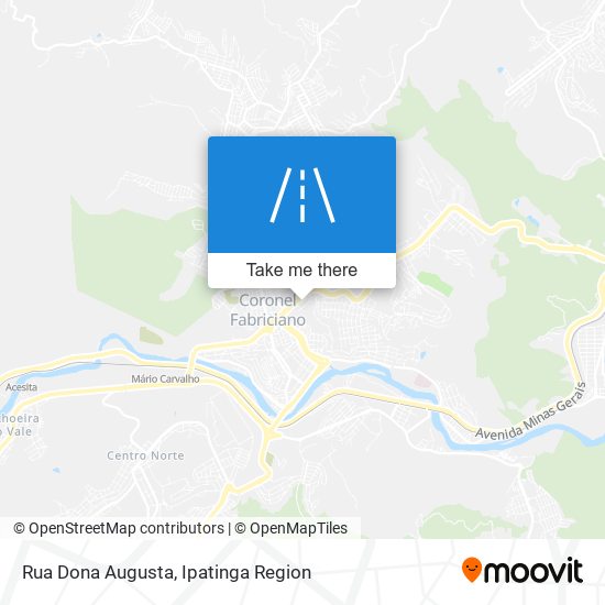 Mapa Rua Dona Augusta