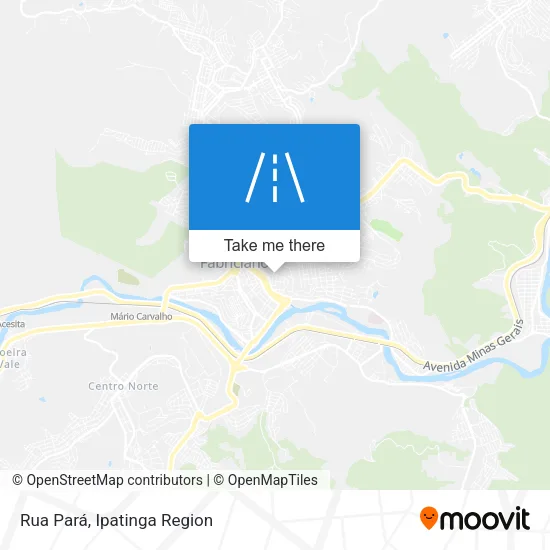 Rua Pará map