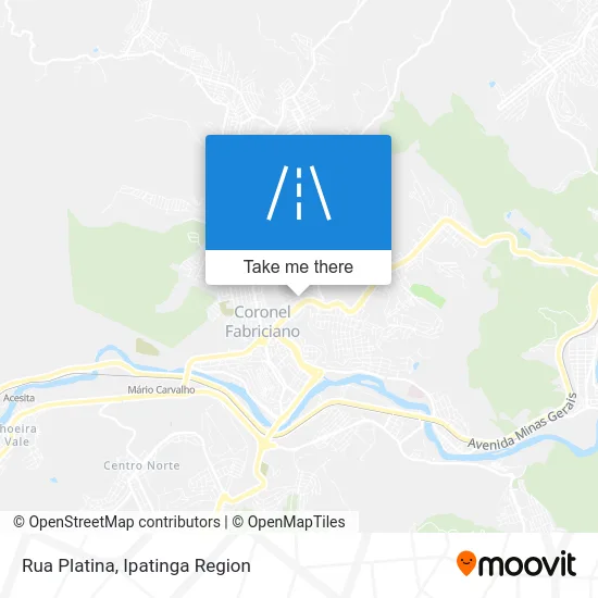 Rua Platina map