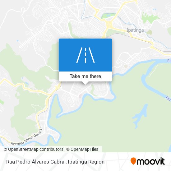 Mapa Rua Pedro Álvares Cabral