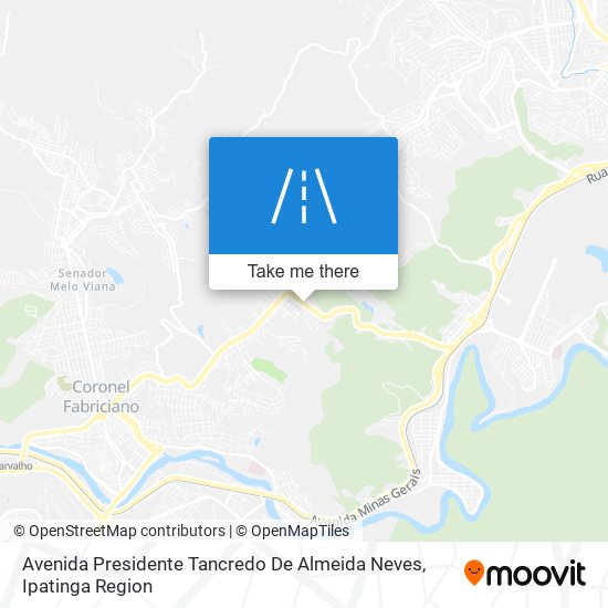 Avenida Presidente Tancredo De Almeida Neves map