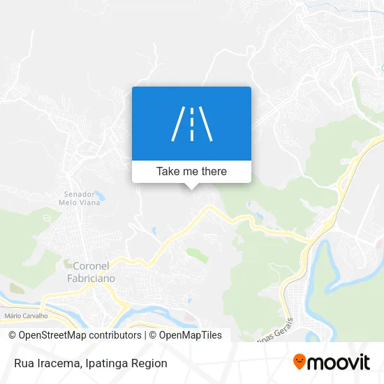 Rua Iracema map