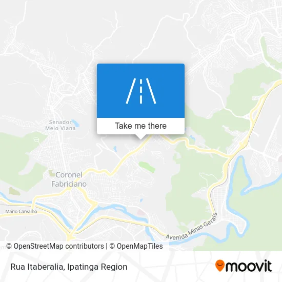 Rua Itaberalia map