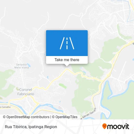 Rua Tibirica map