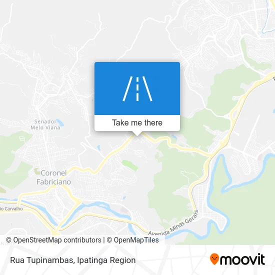 Rua Tupinambas map