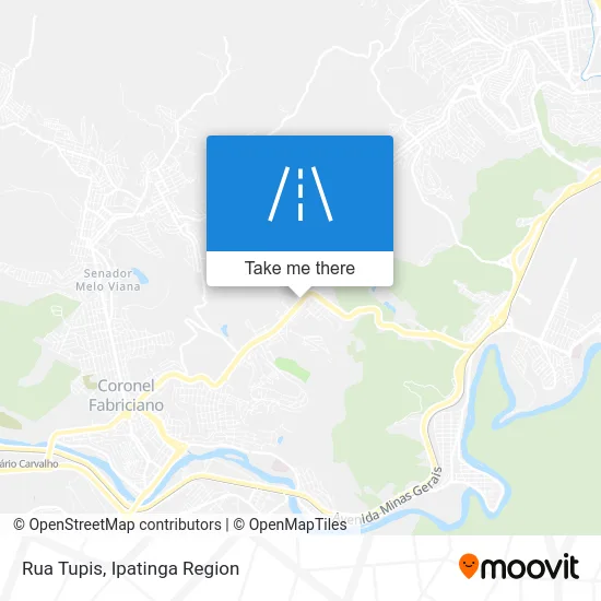 Rua Tupis map