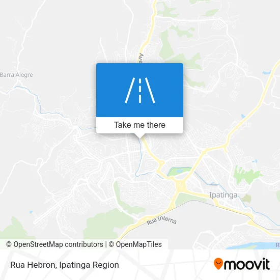 Rua Hebron map
