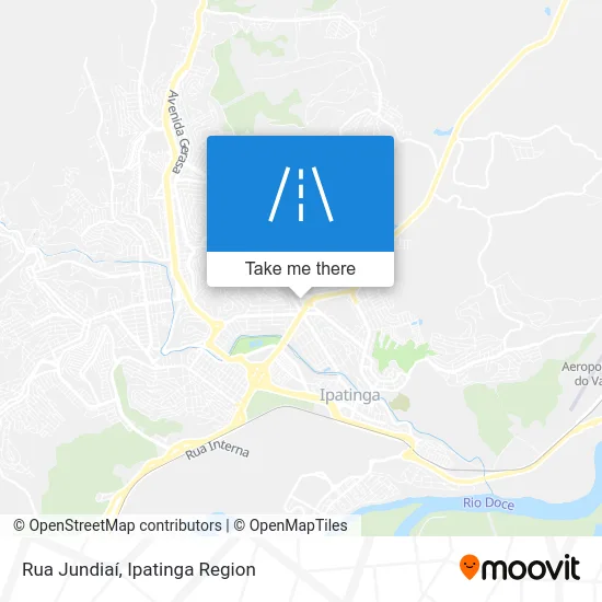 Rua Jundiaí map