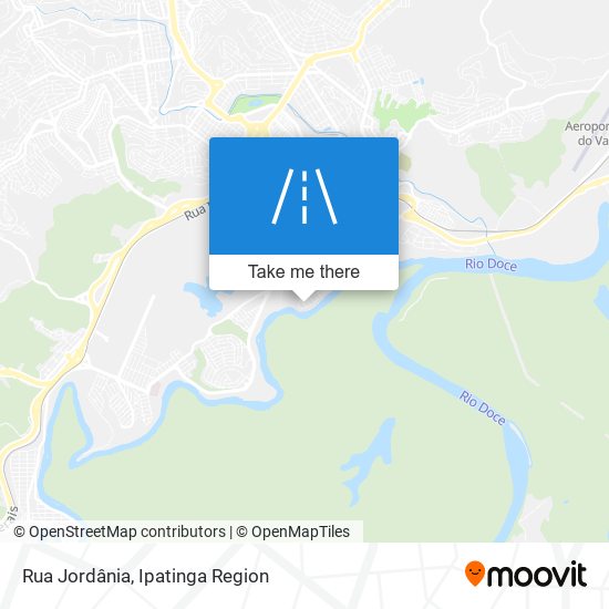 Mapa Rua Jordânia