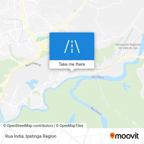 Rua Índia map