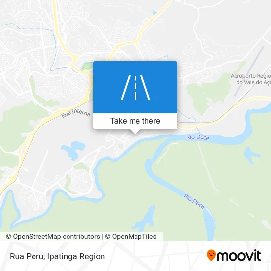 Rua Peru map