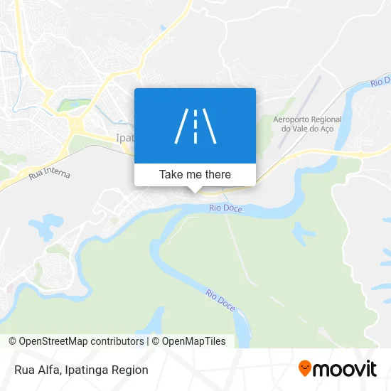 Rua Alfa map